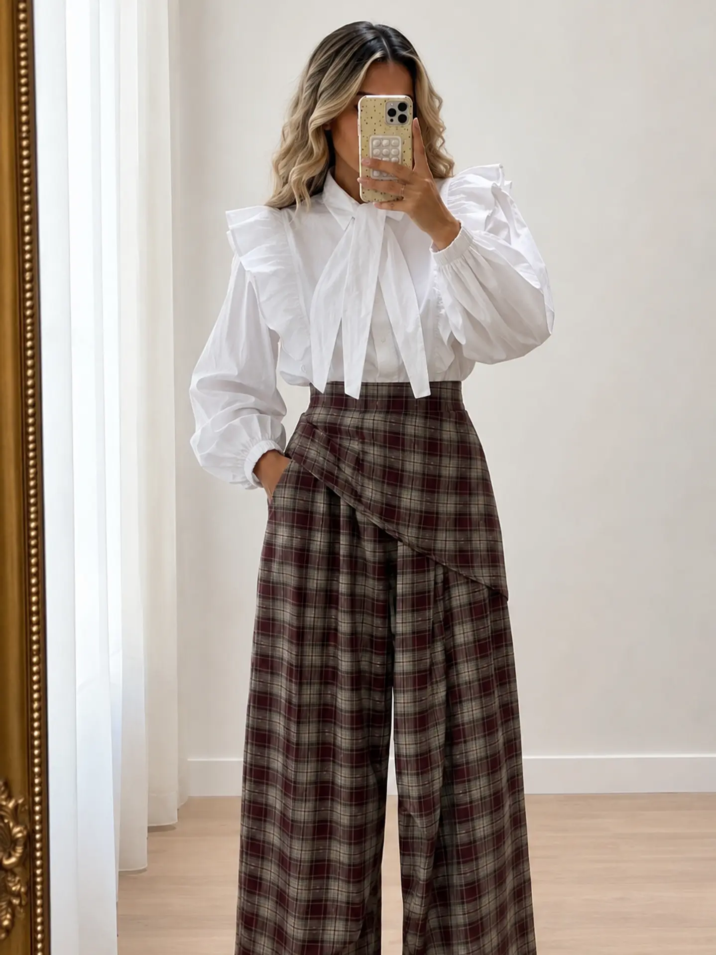 Calça com lenço  2