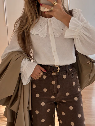 Camisa gola bebé 