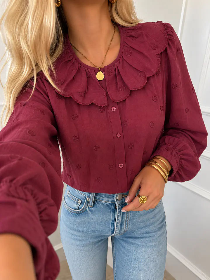Camisa bordeuax  1
