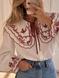 Camisa bordada gola  - Thumbnail 2