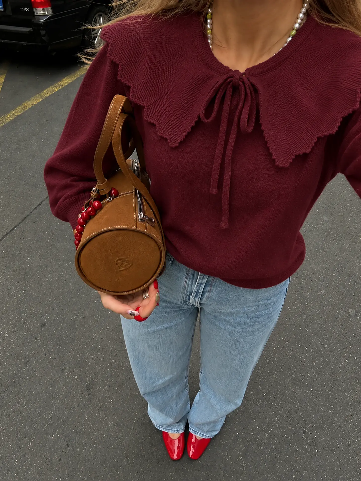 Camisola malha gola 1