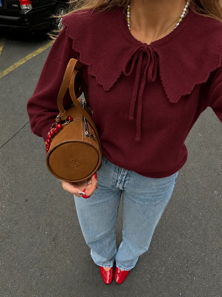 Camisola malha gola 1