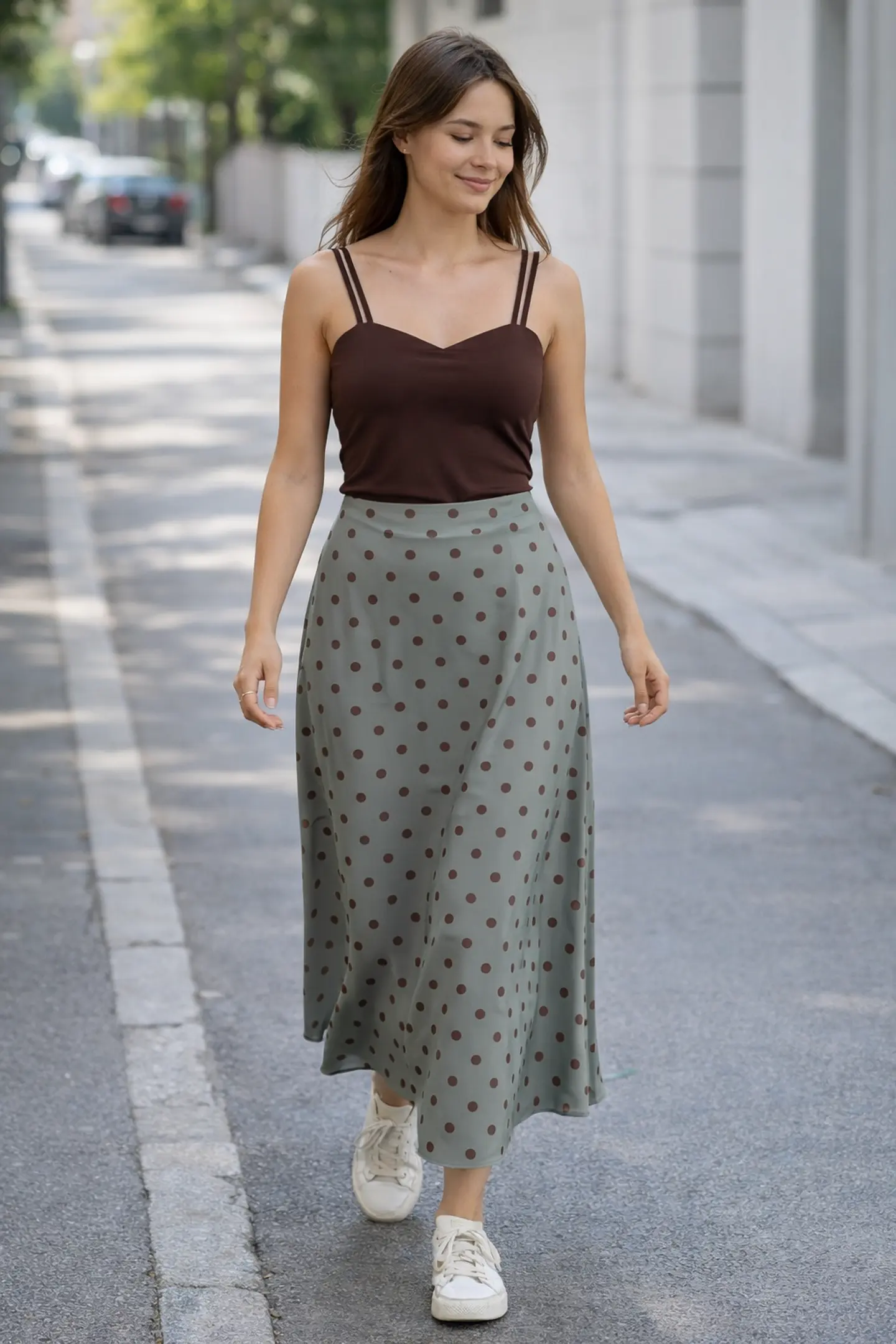 Saia acetinada bolas 6