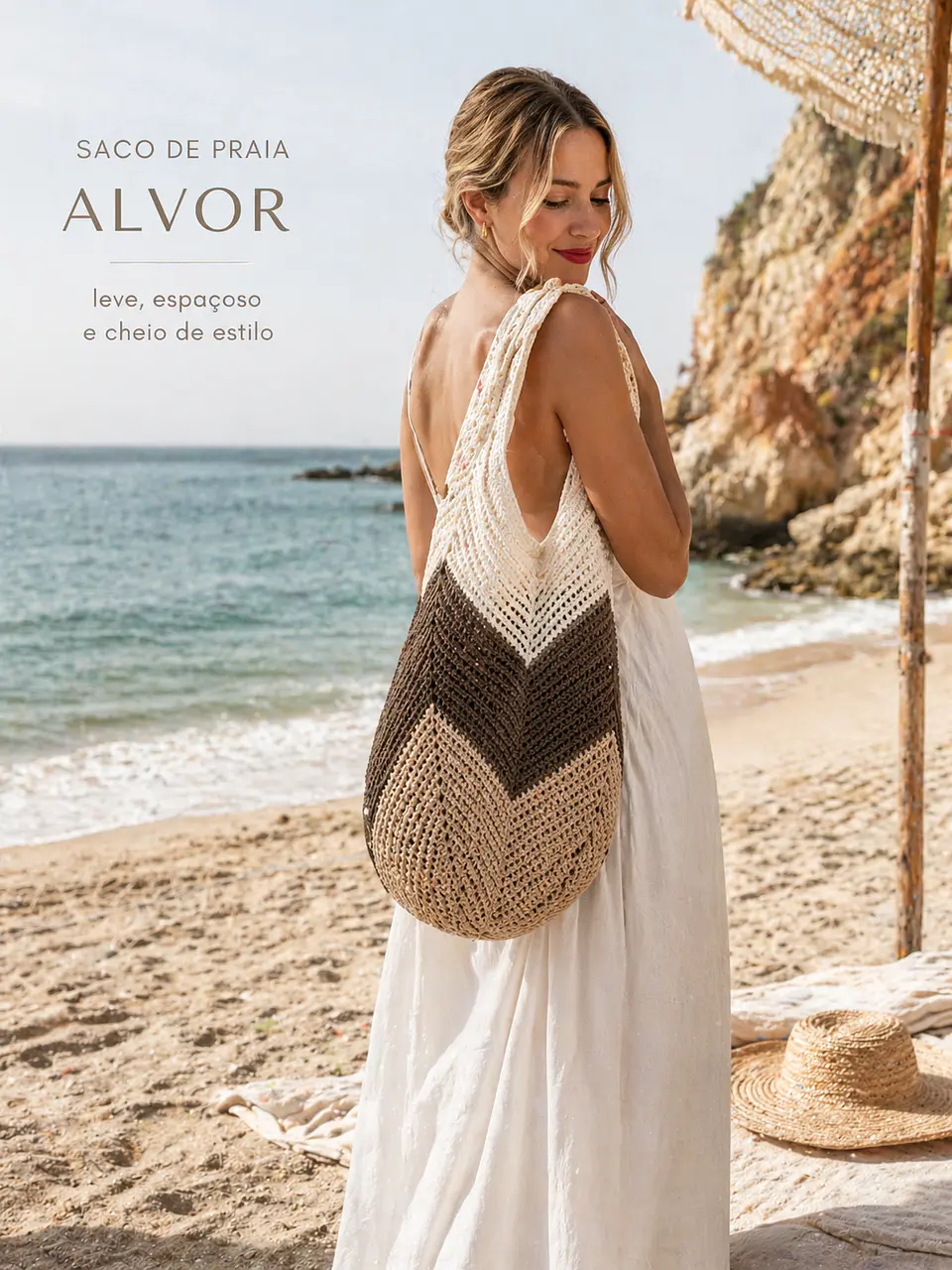 Saco de praia artesanal 1