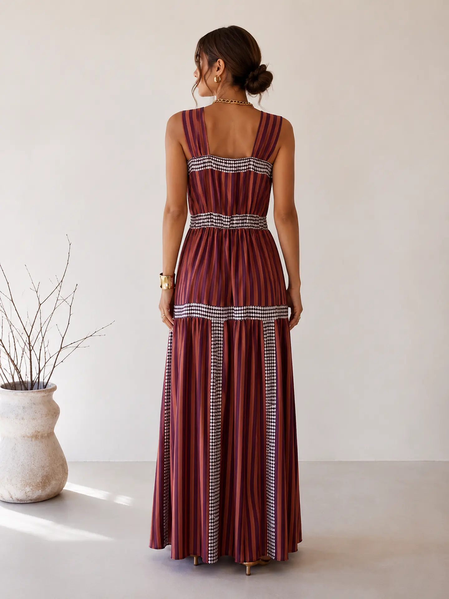 Vestido de alças largas  2
