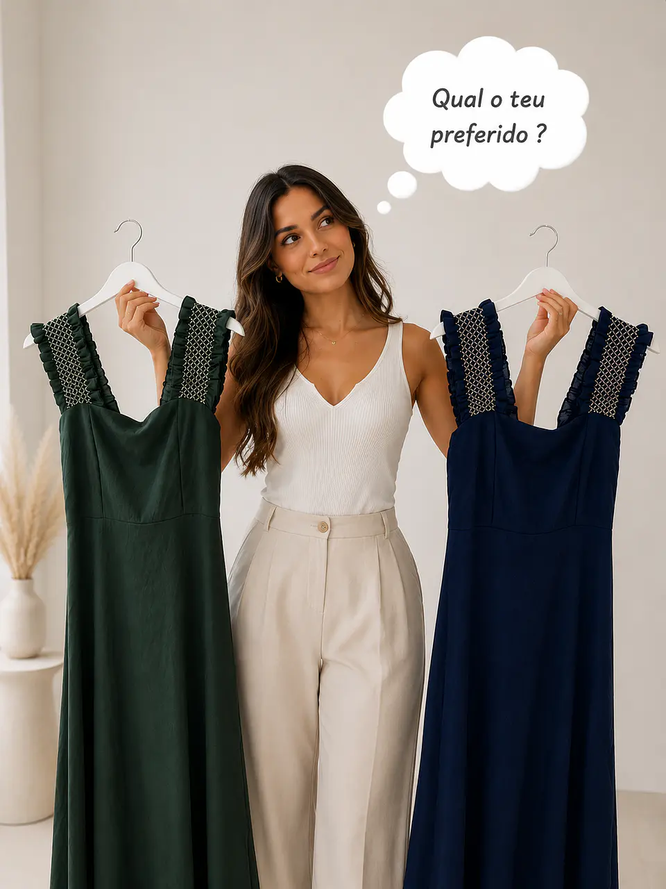 Vestido alças  largas  1