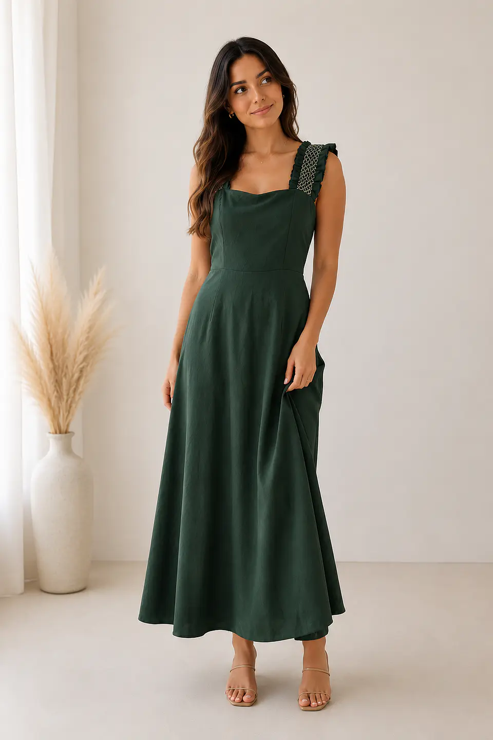 Vestido alças  largas  3