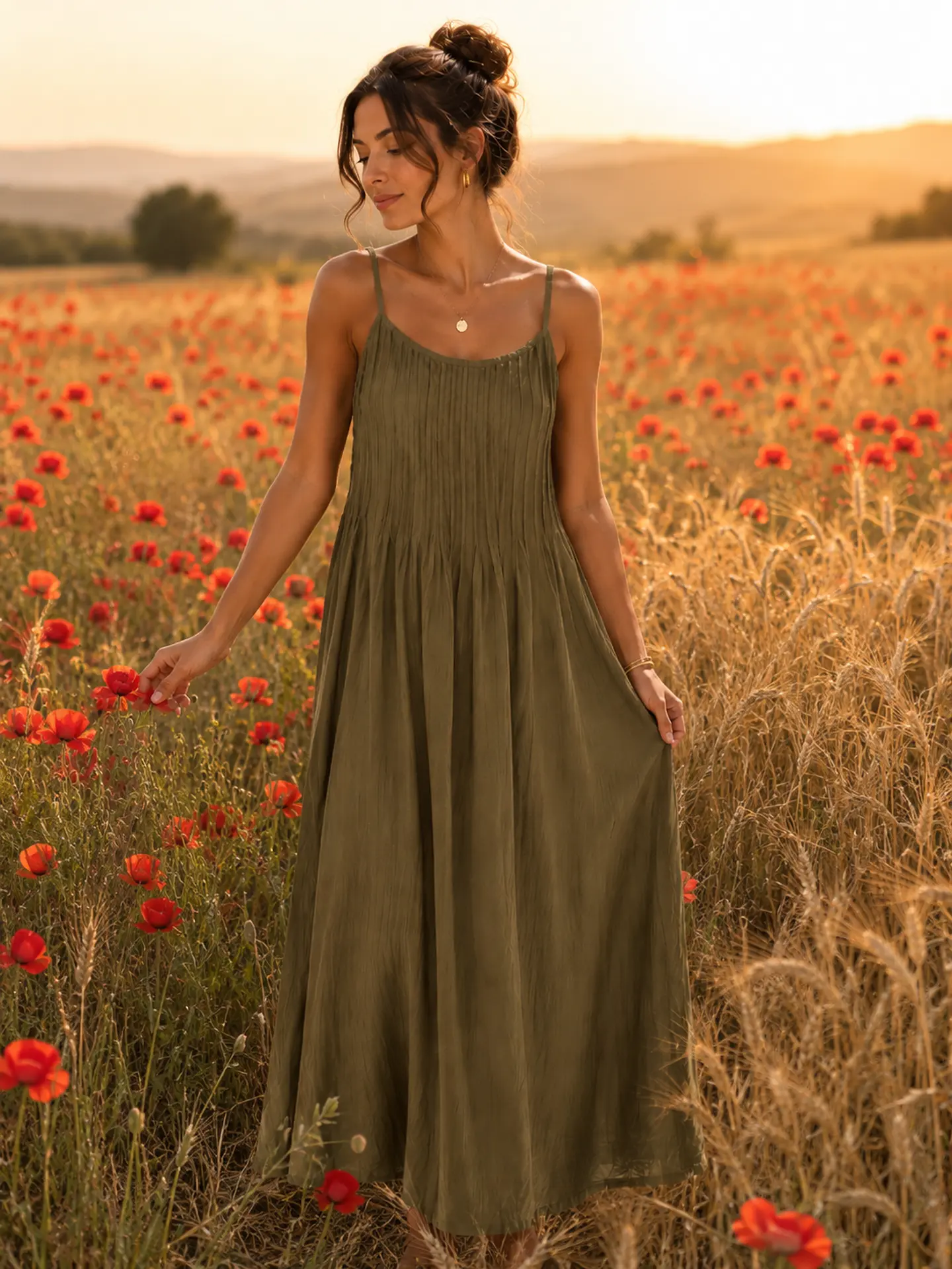 Vestido com nervuras  1