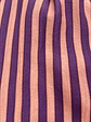Calça pantalonas de riscas finas laranja com roxo  - Thumbnail 2