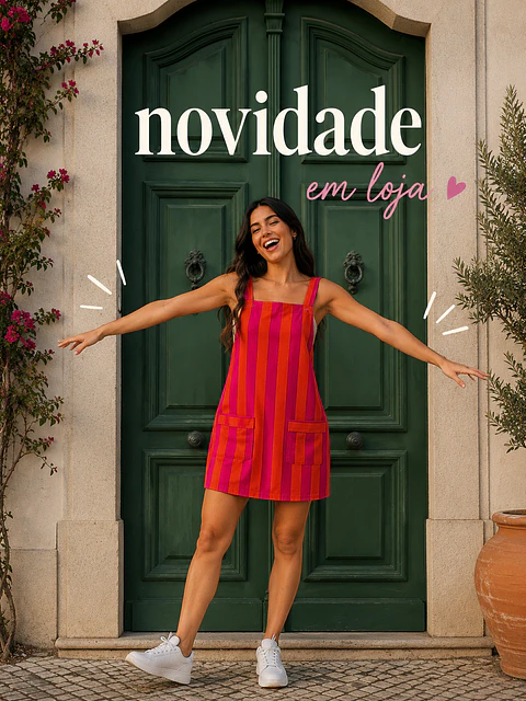 Saia jardineira 