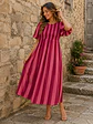 Vestido com manga de balão  - Thumbnail 2