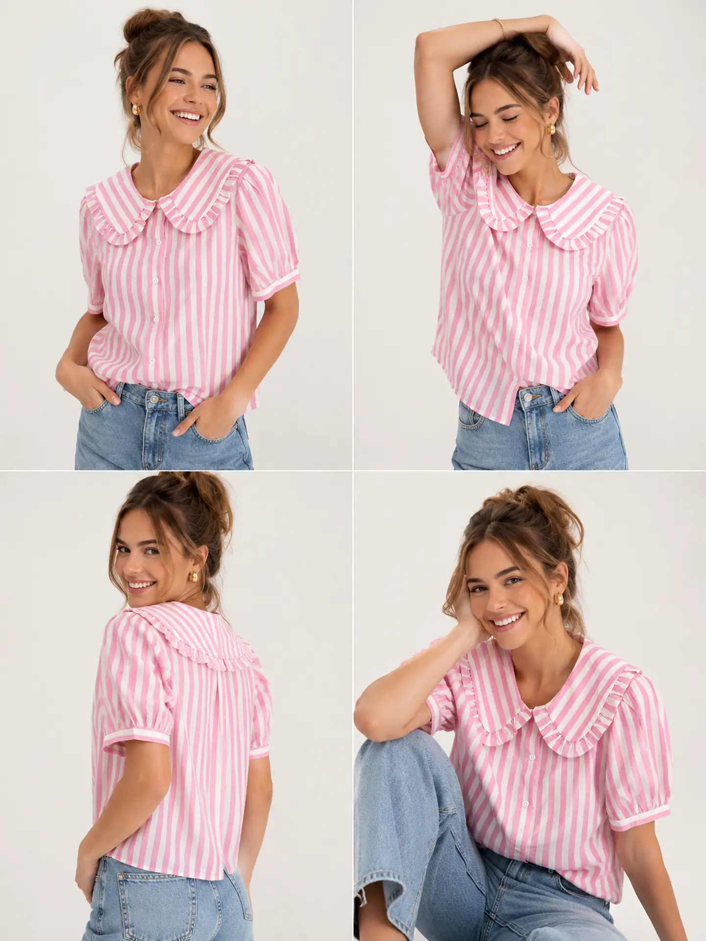 Blusas de riscas  1
