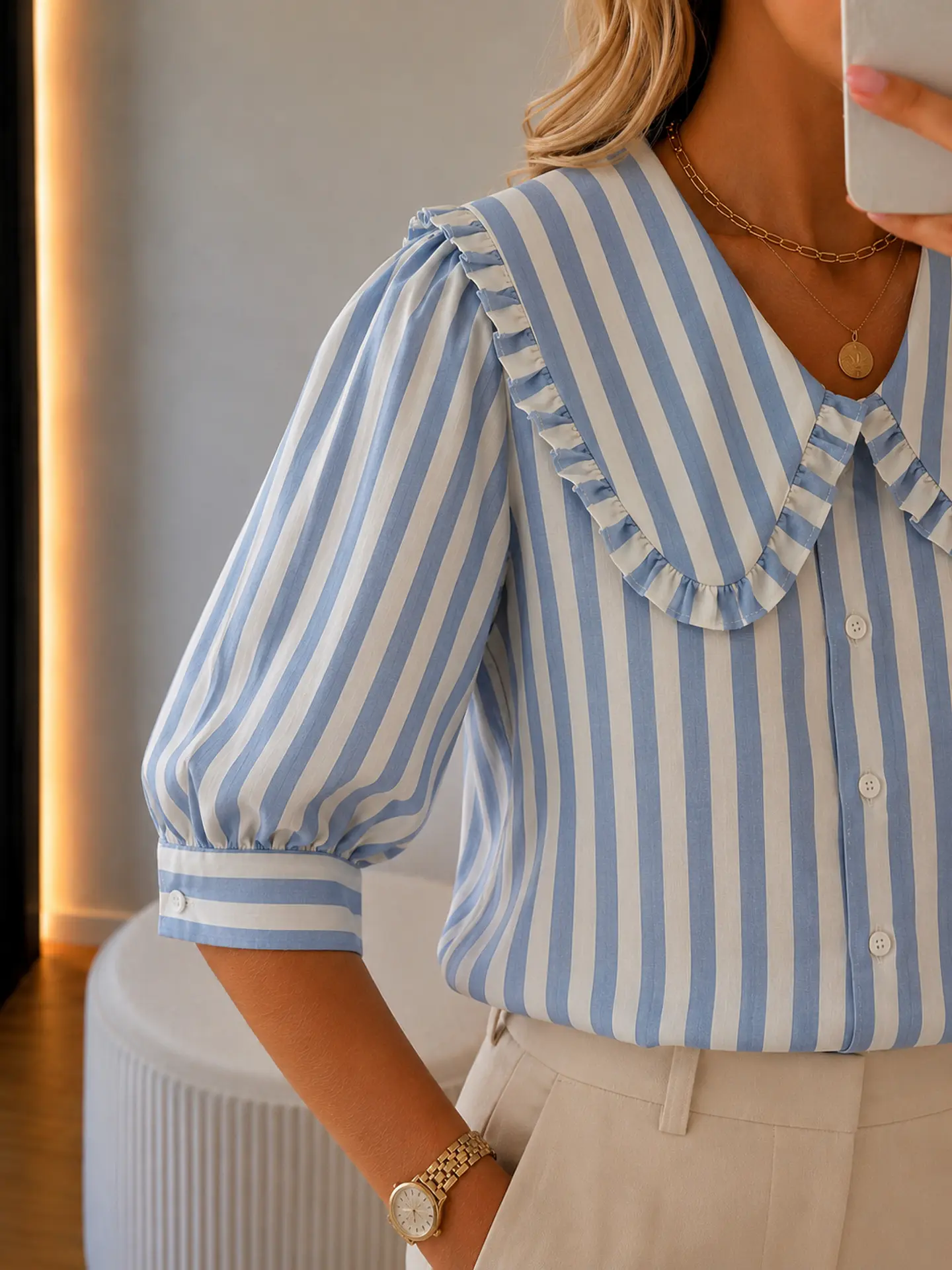 Blusas de riscas  1