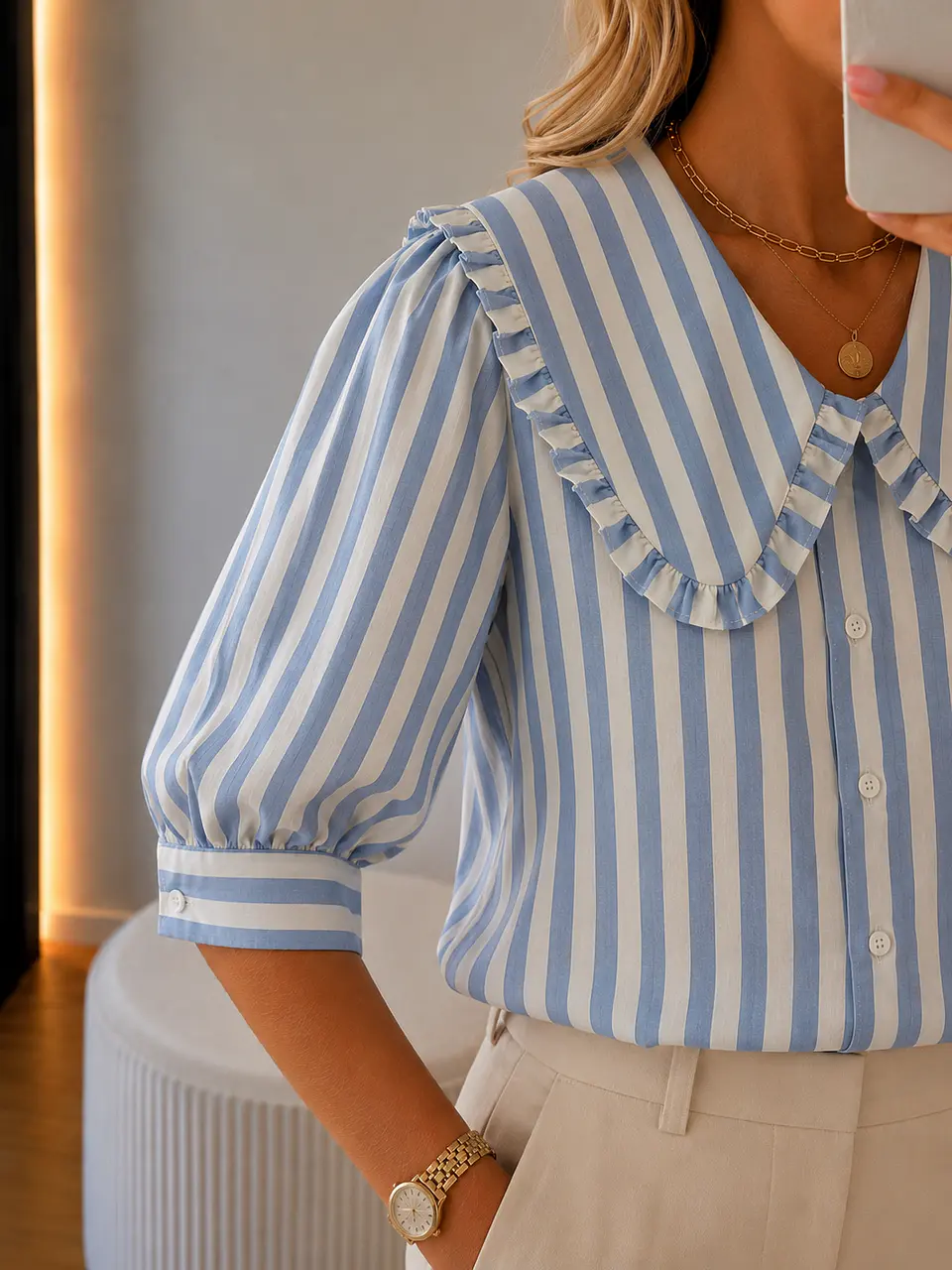 Blusas de riscas  1