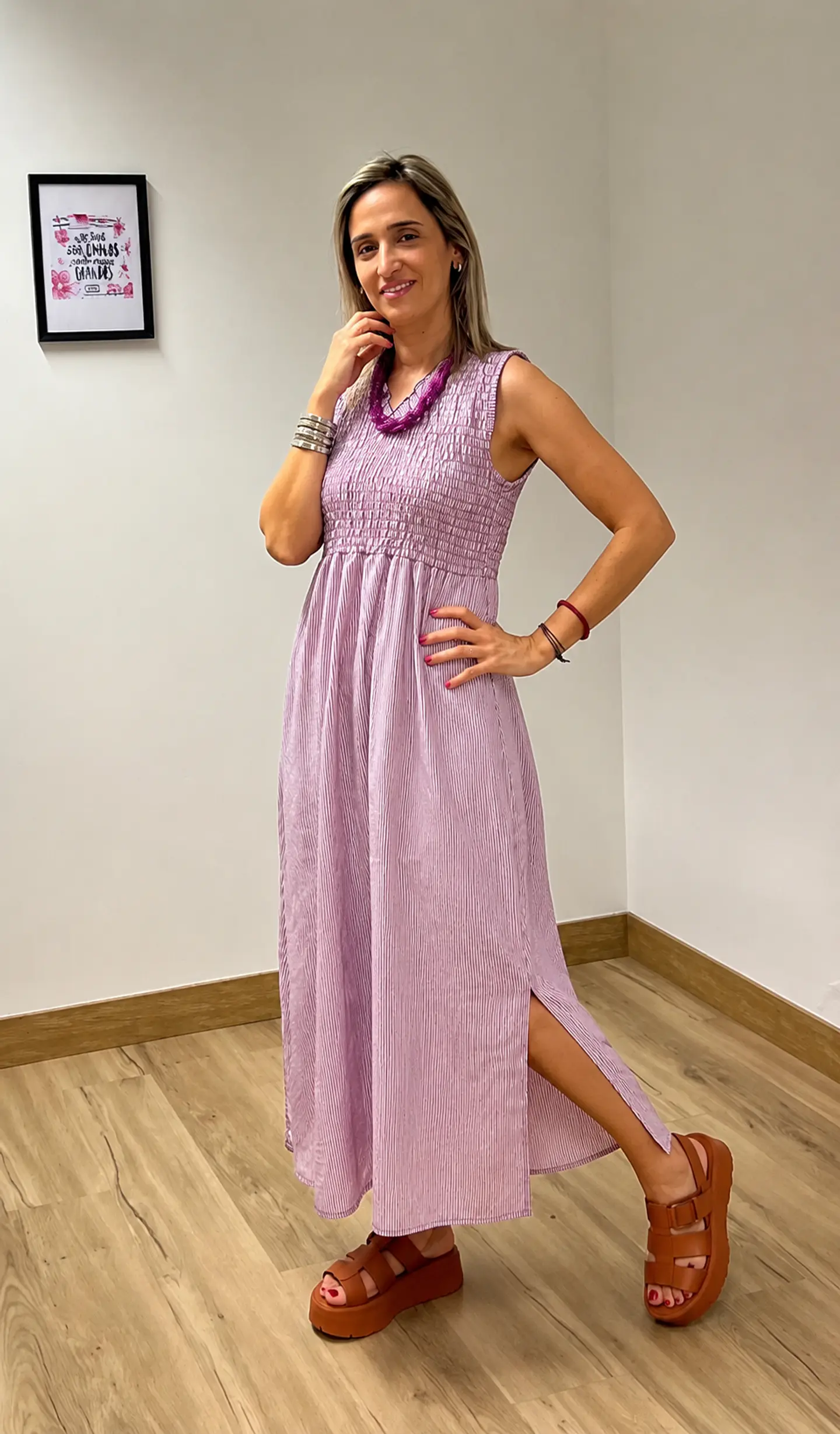 Vestido lavanda  1