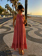 Vestido xadrez atado pescoço  - Thumbnail 2