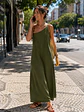 Vestido assimétrico com bolas de madeira  - Thumbnail 3