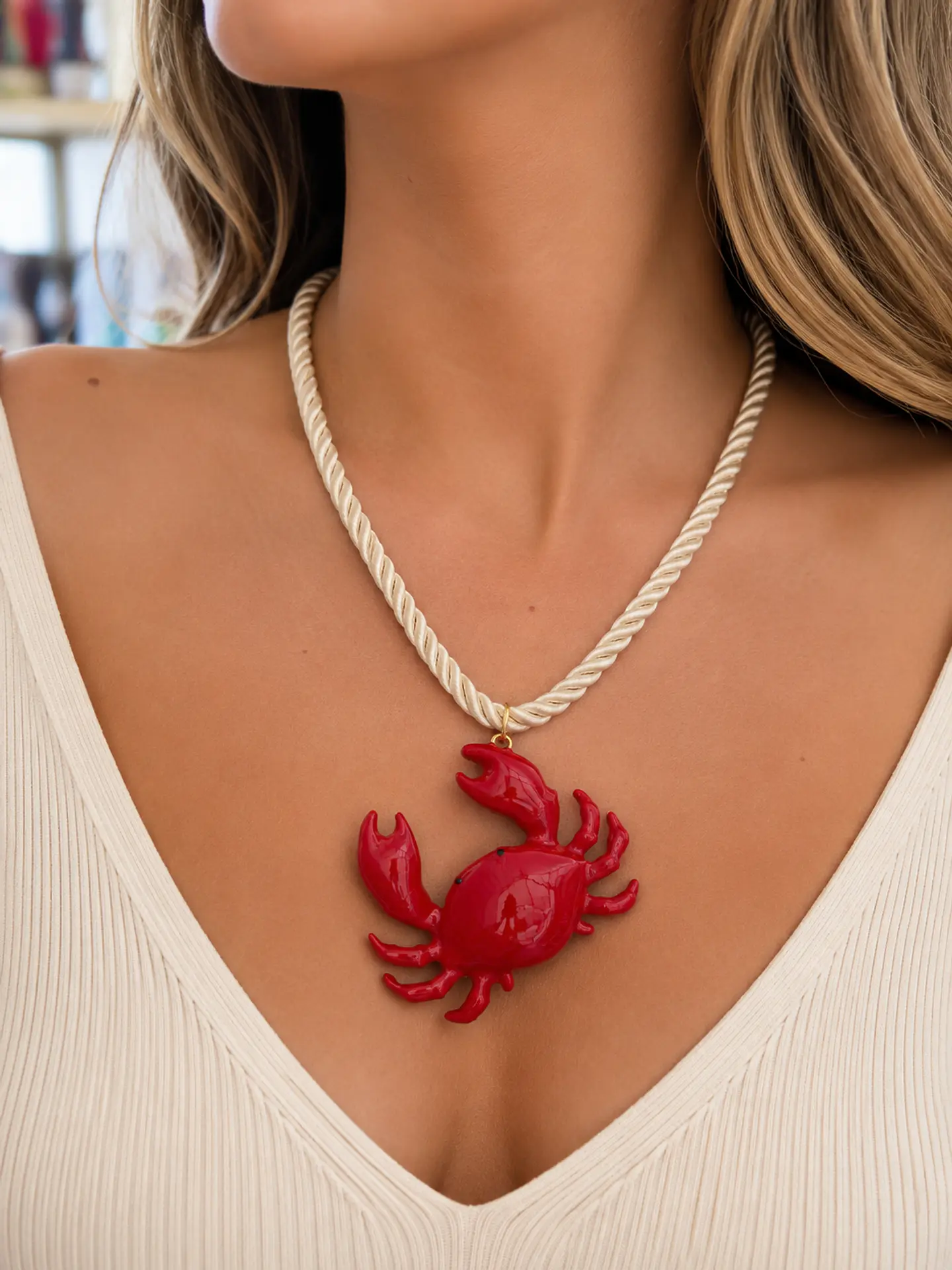Colar caranguejo 🦀  1