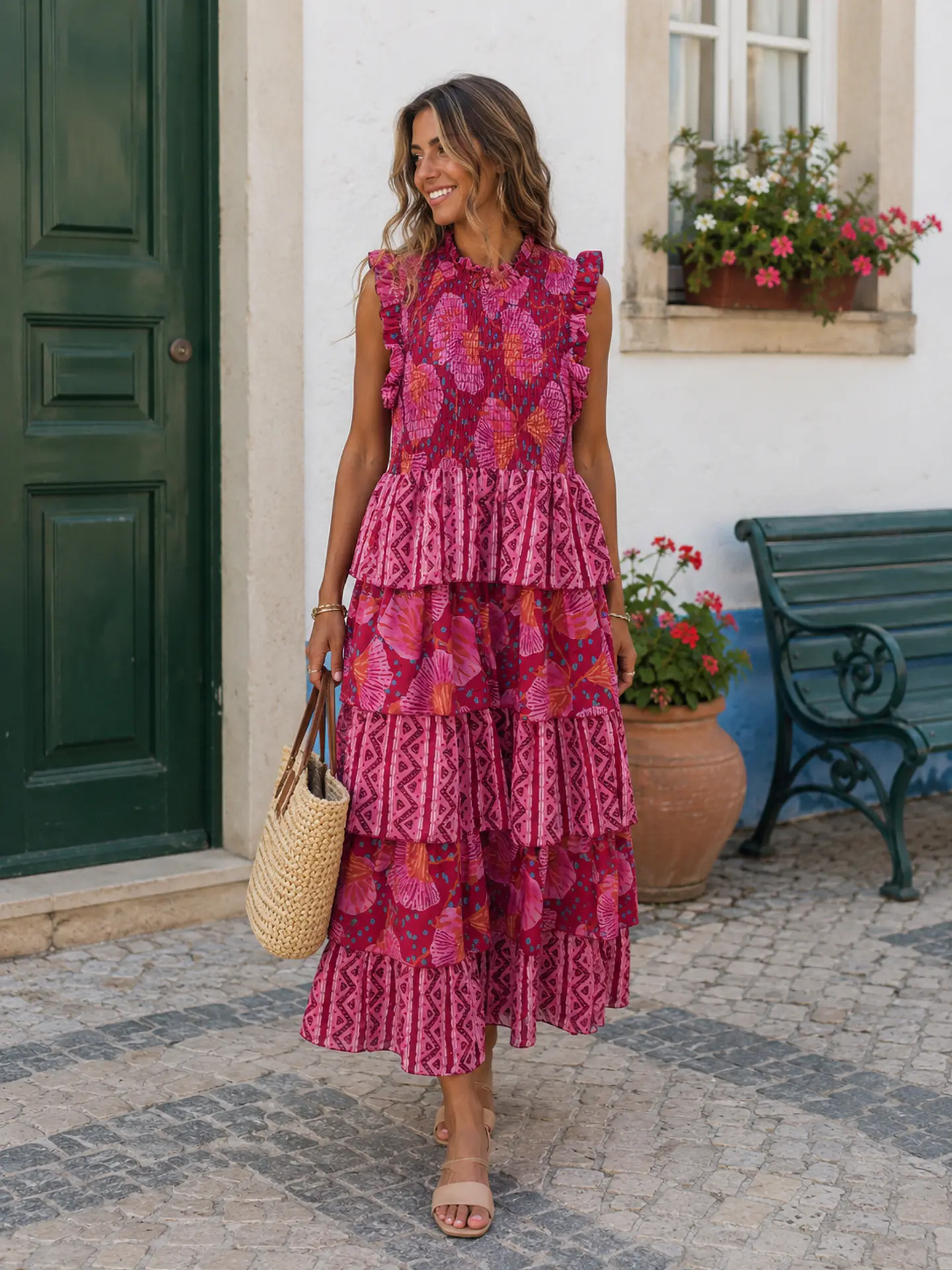 Vestidos de folhos ref 11209 2