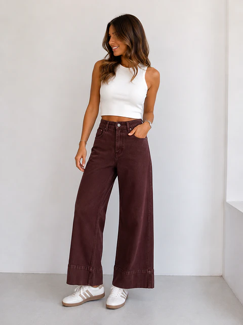 Calça ref 2435  brown