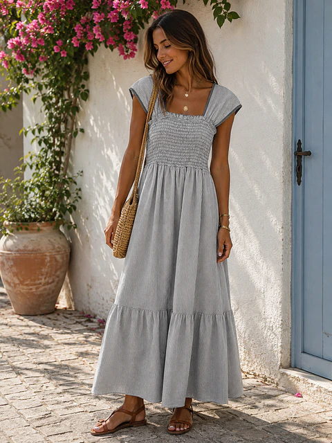 Vestido riscas 