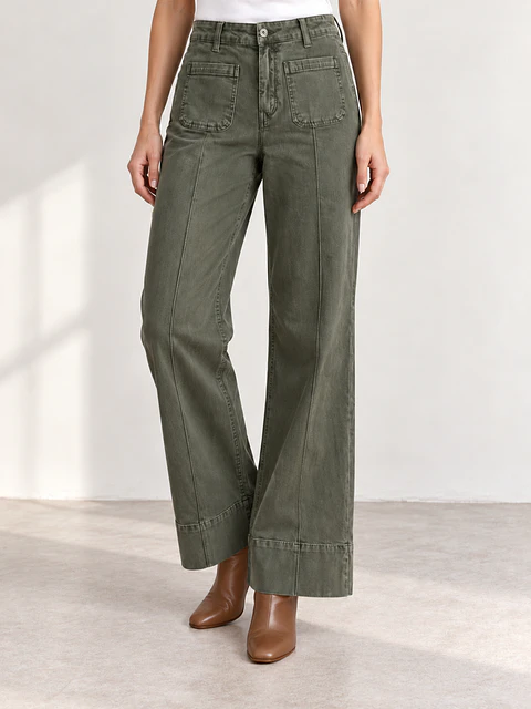  Calça ref CA-2449 verde militar 