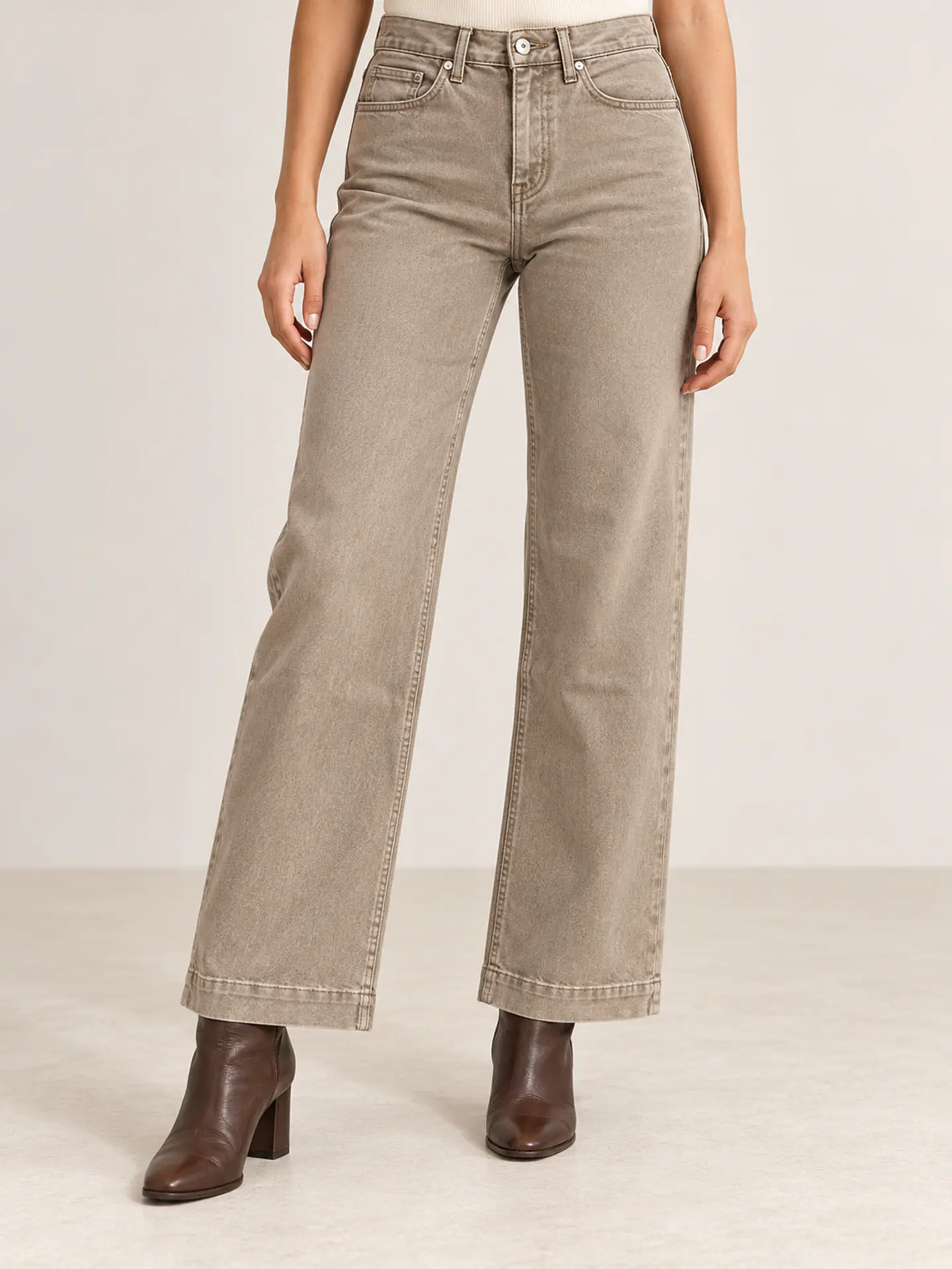 Calças CÁ -2431 light brown 1