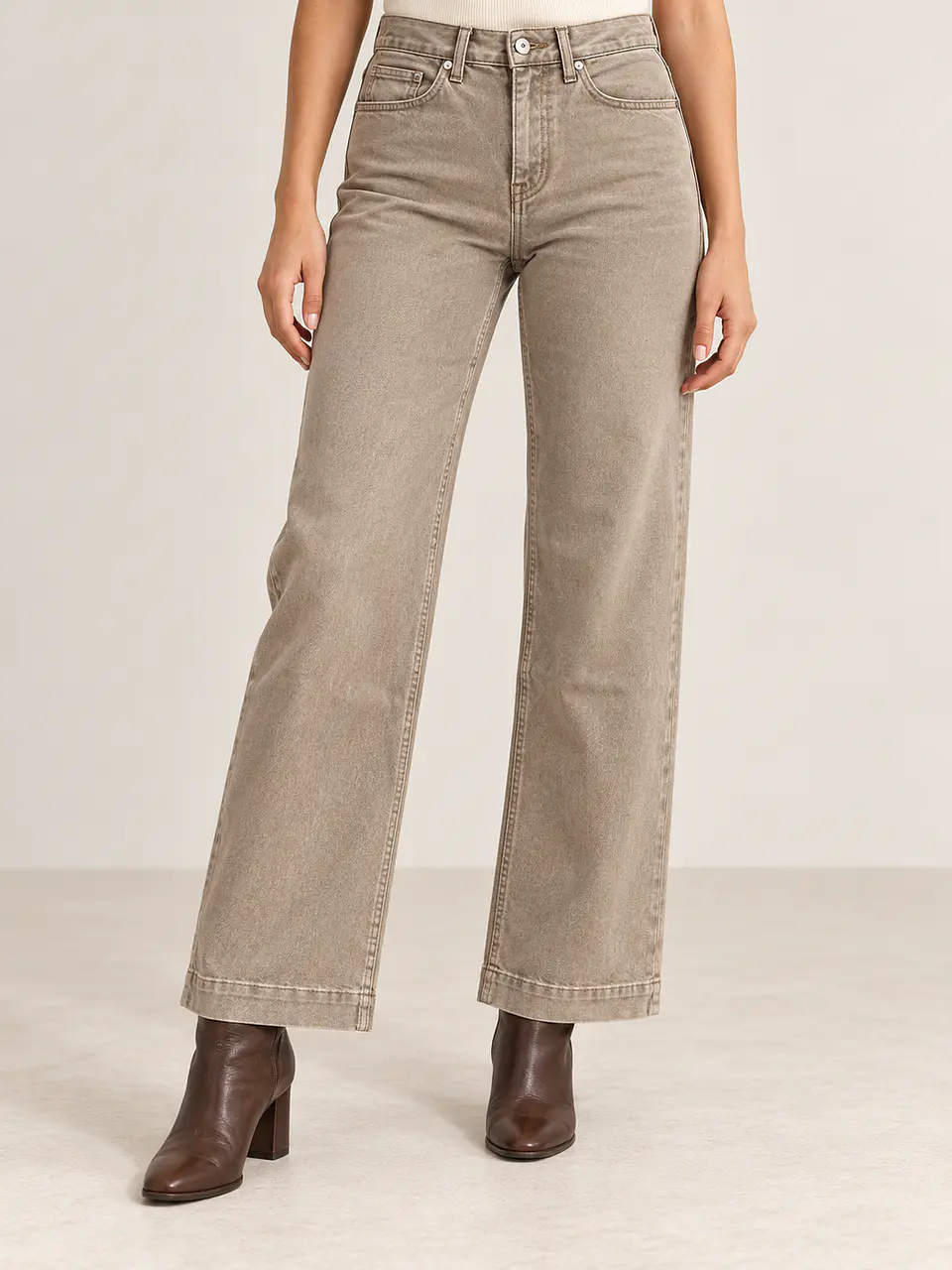 Calças CÁ -2431 light brown 1