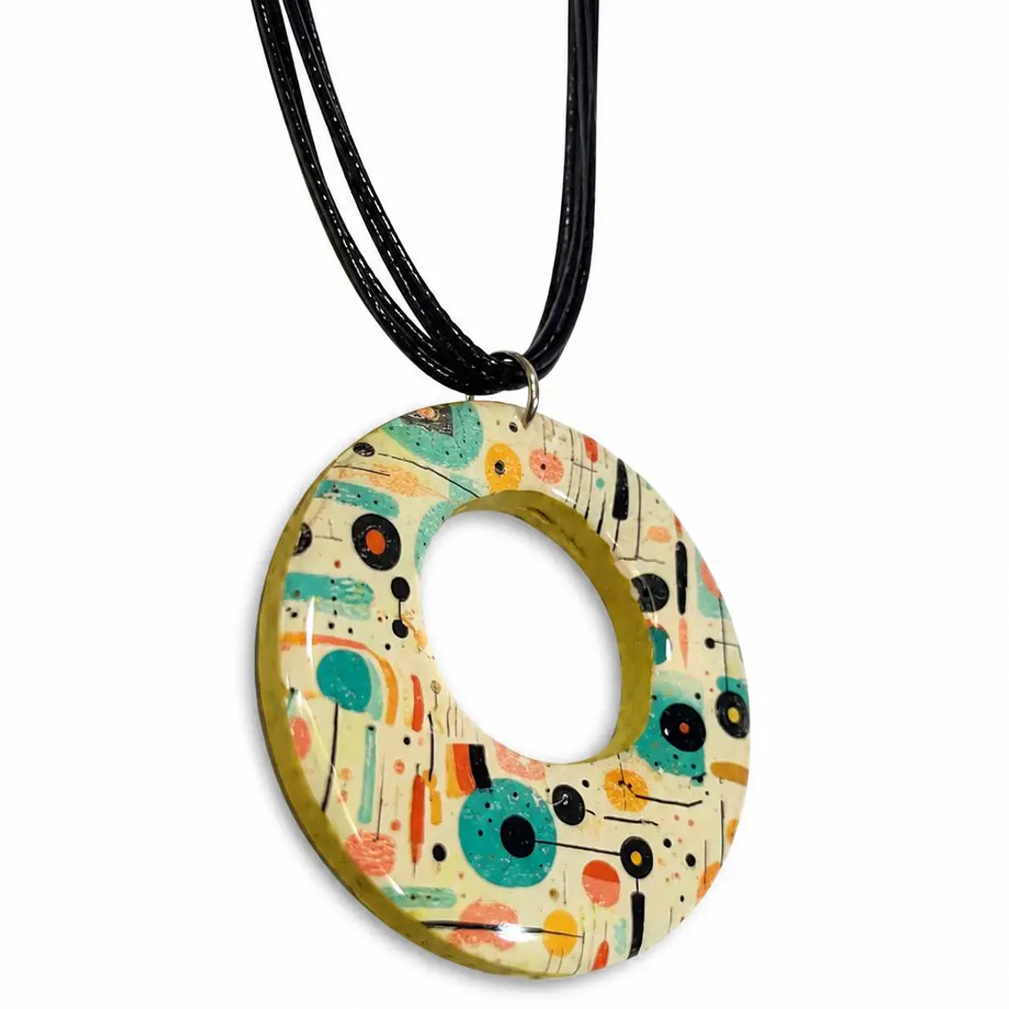 Colar Abstrato-Linha Padrão 1