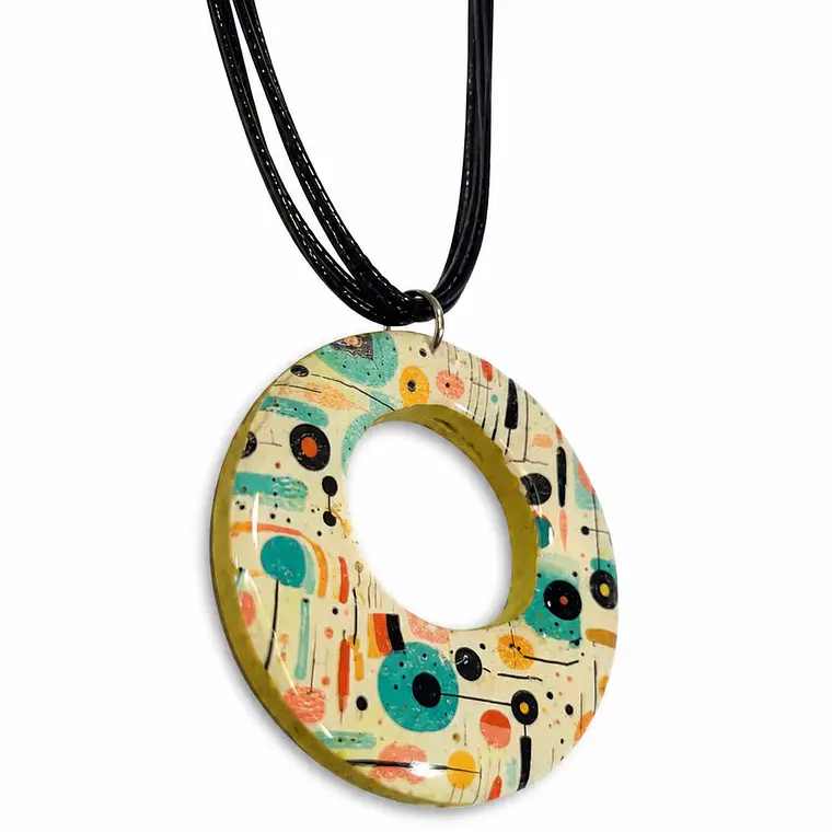 Colar Abstrato-Linha Padrão 1