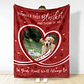 Custom Photo Dog Cat Pet Memorial Snuggle This Blanket And Think Of Me - Personalized Fleece Blanket, Sherpa Blanket - Vorschaubild 3