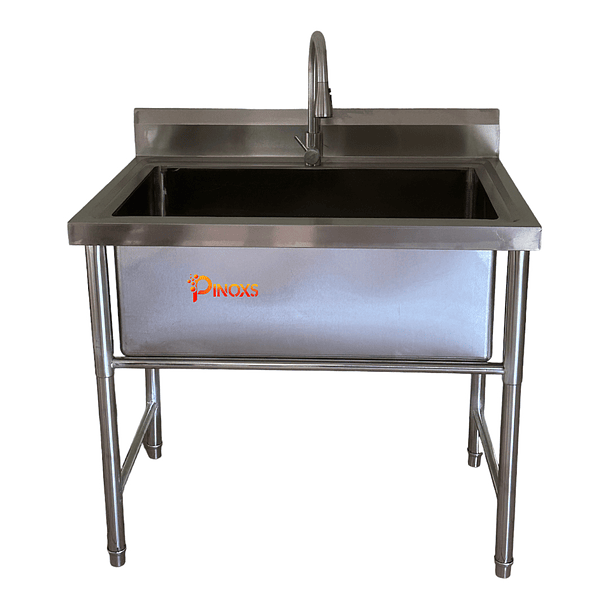 Lavafondo Simple Profundo 80x60 cm + Llave  2