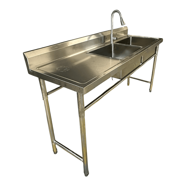 Lavafondo Doble Con Secador 175x60 cm + Llave   2