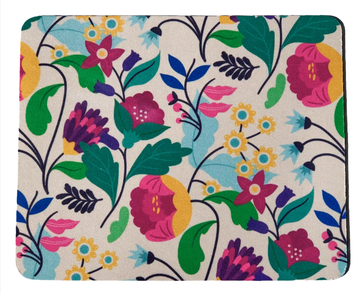 Mouse Pad diseño Flores 2