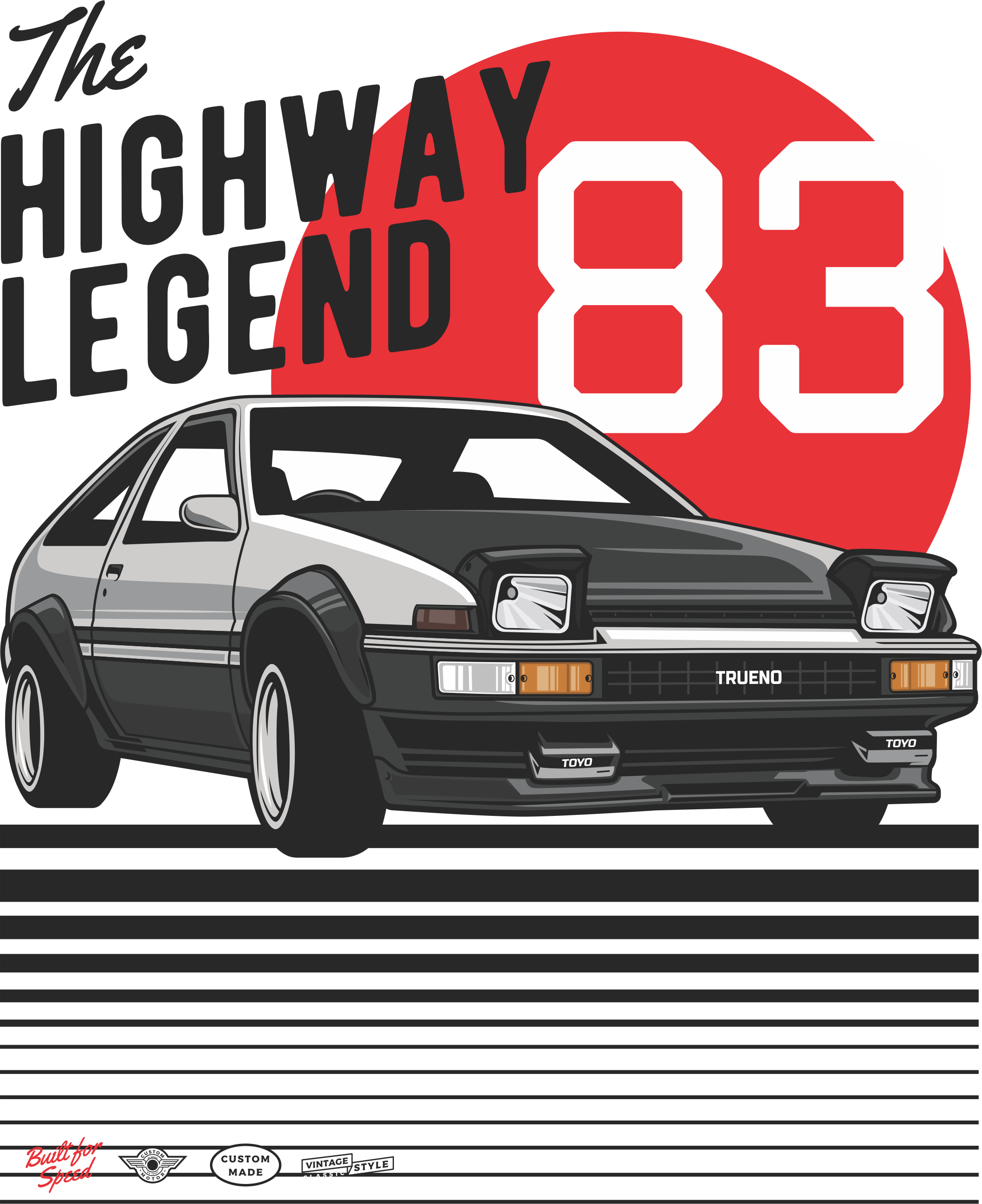 Polera Auto Clásico 26