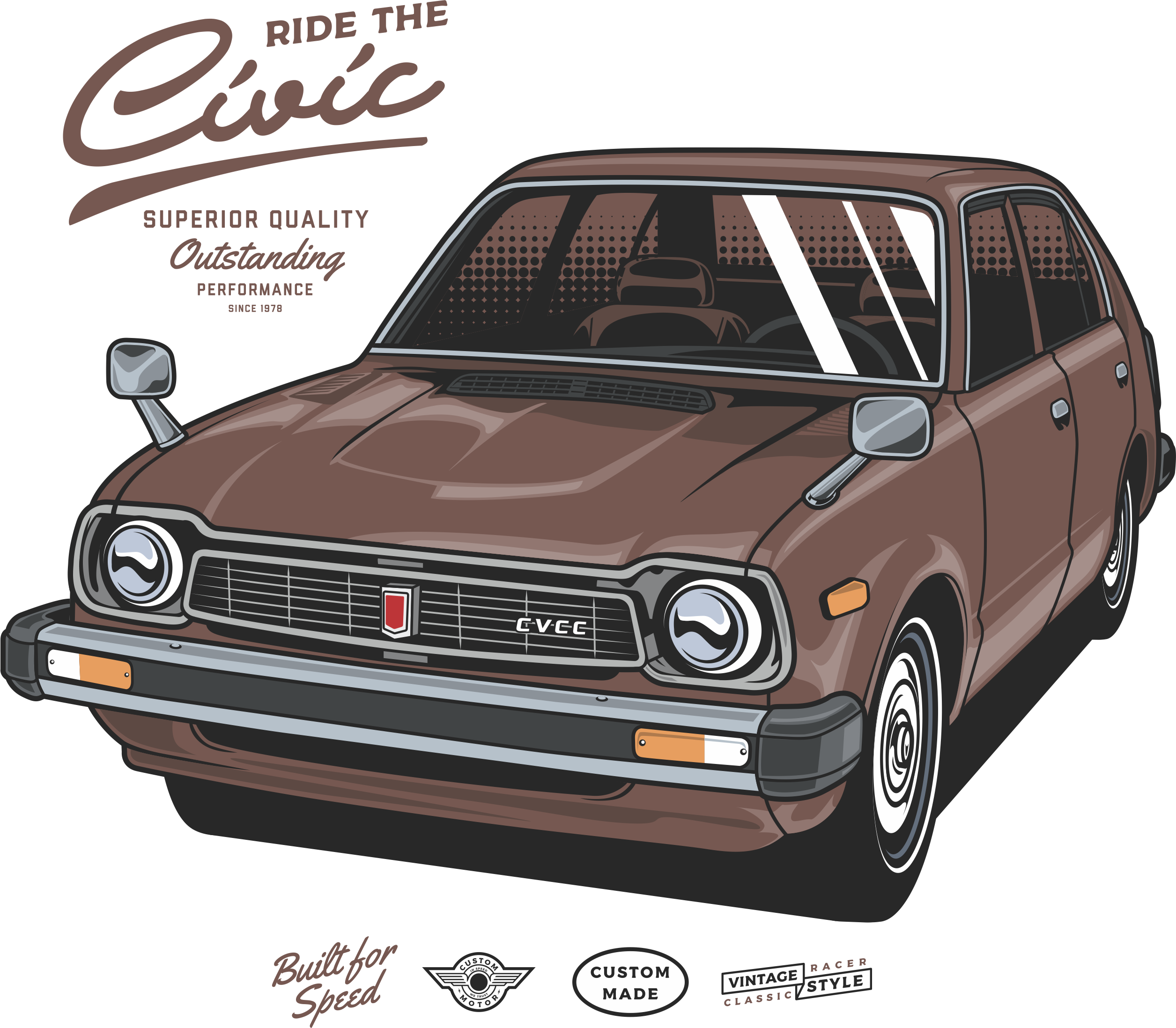 Polera Auto Clásico 27