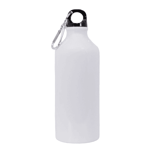 Botella Aluminio Blanca 600ml