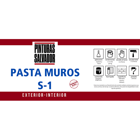 Pasta Muros / S-1