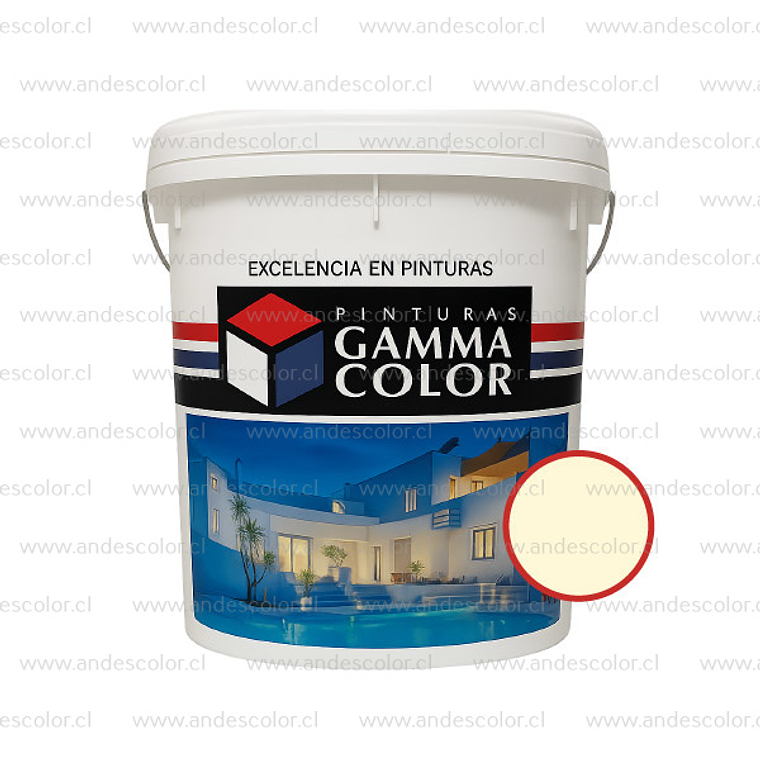 Pintura - Gamma Latex Super Extra Blanco Invierno Tineta 1
