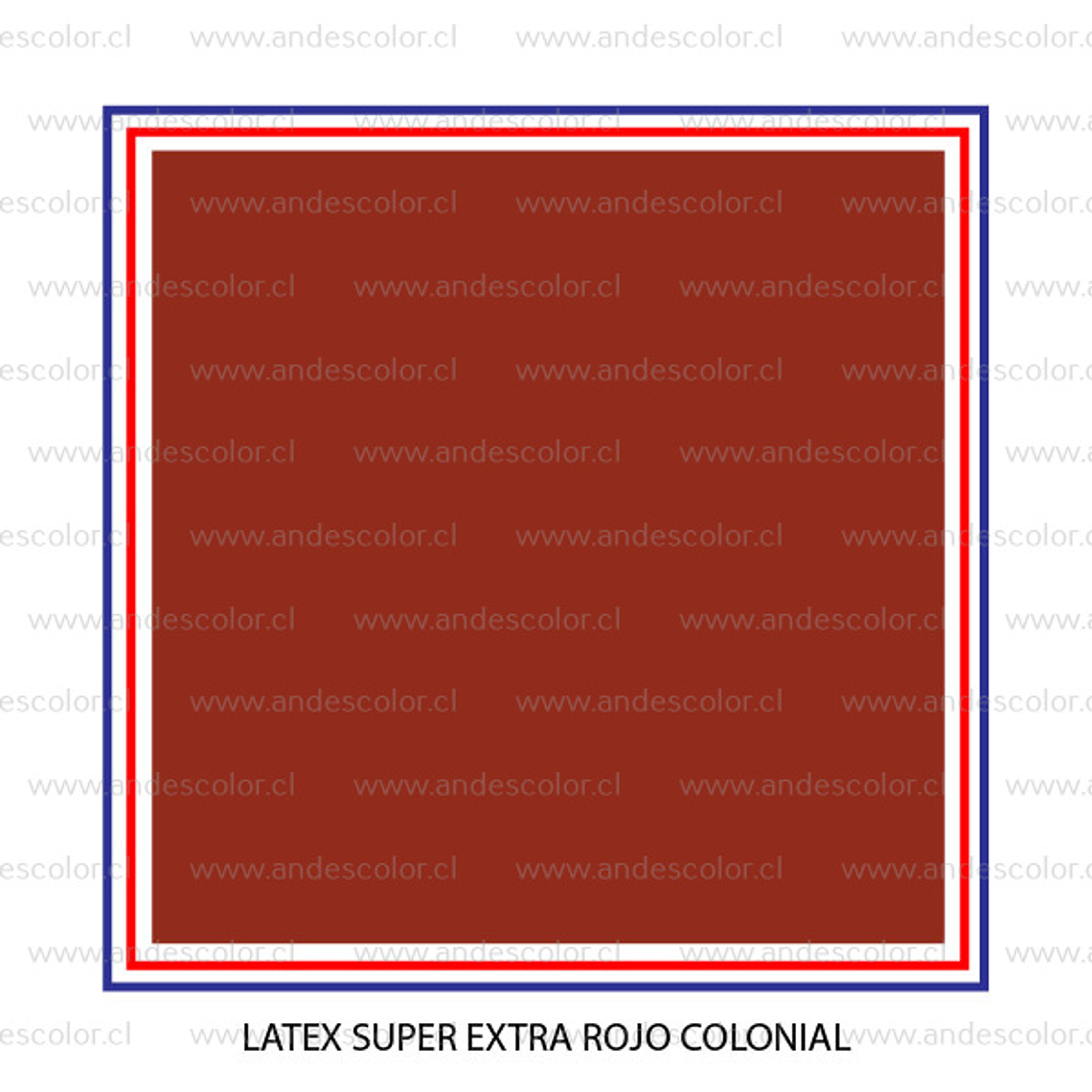 Pintura - Gamma Latex Super Extra Rojo Colonial Galon 2