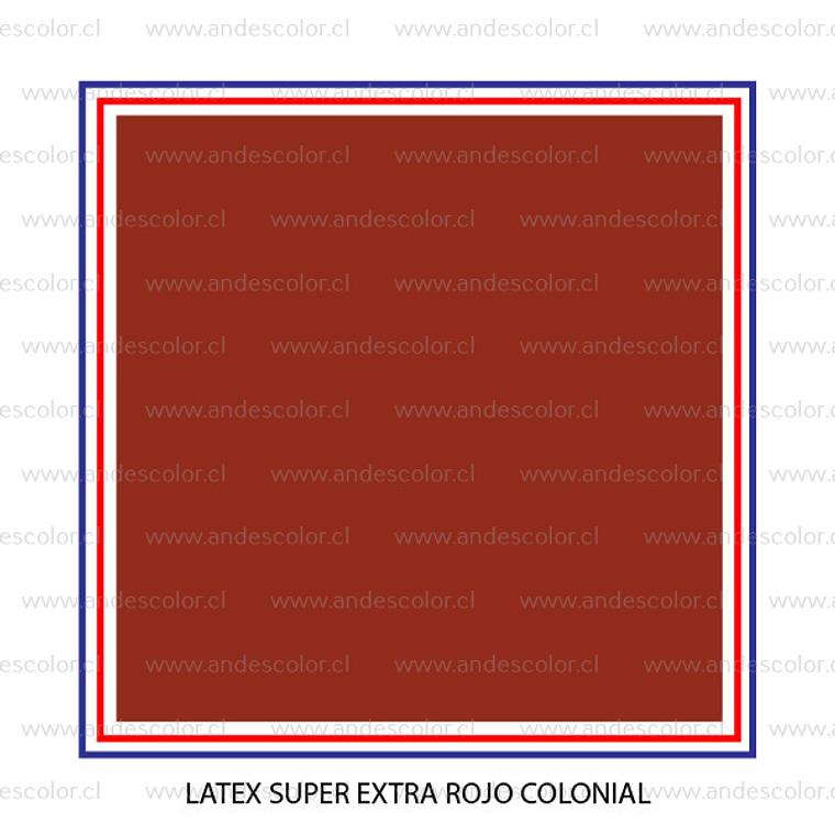 Pintura - Gamma Latex Super Extra Rojo Colonial Galon 2