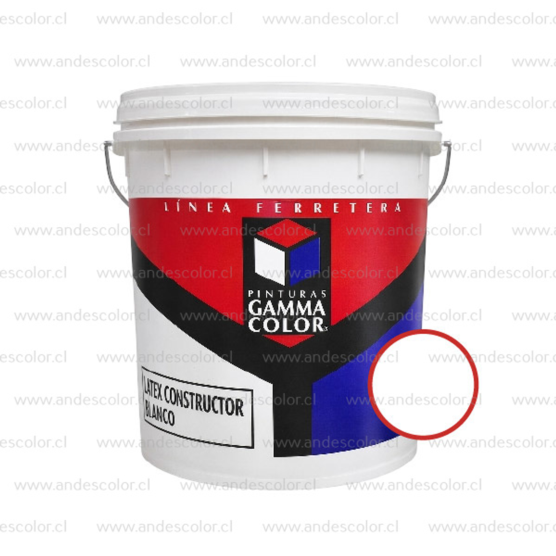 Pintura - Gamma Latex Construccion Blanco Tineta 1