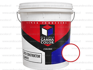 Pintura - Gamma Latex Constructor Blanco 4G