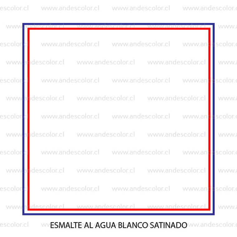 Pintura - Gamma Esmalte Al Agua Satinado Blanco Tineta 2