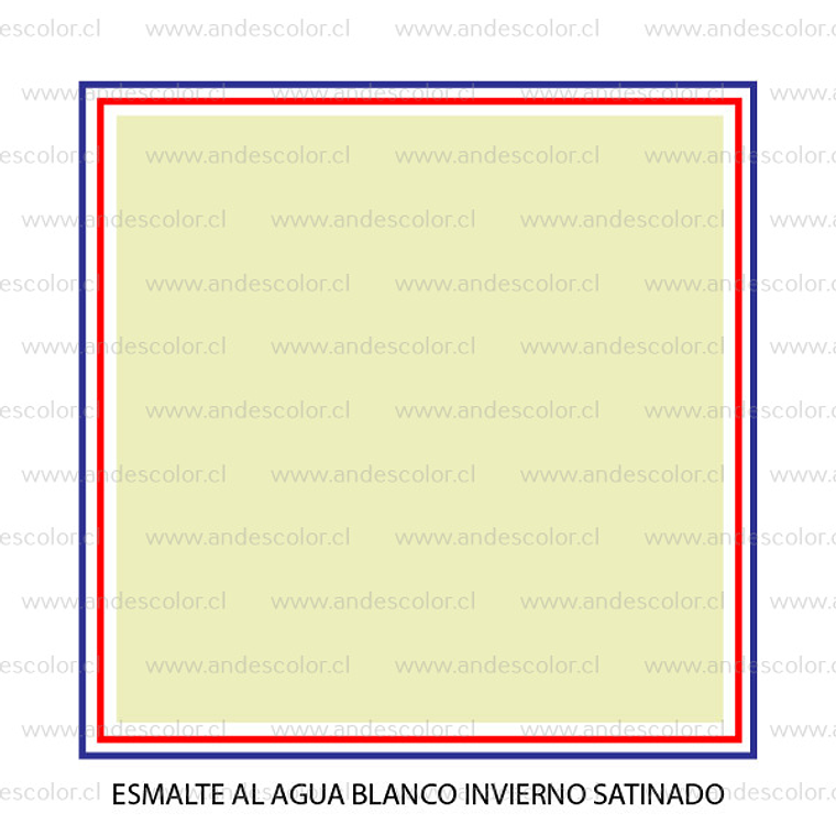 Pintura - Gamma Esmalte Al Agua Satinado Blanco Invierno Tineta 2