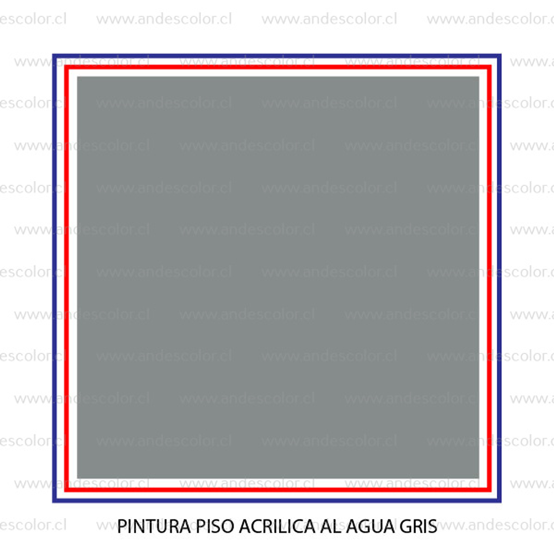 Pintura - Gamma Pintura Piso Acrilica Al Agua Gris Tineta 2