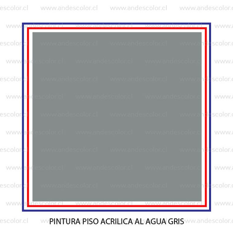 Pintura - Gamma Pintura Piso Acrilica Al Agua Gris Tineta 2