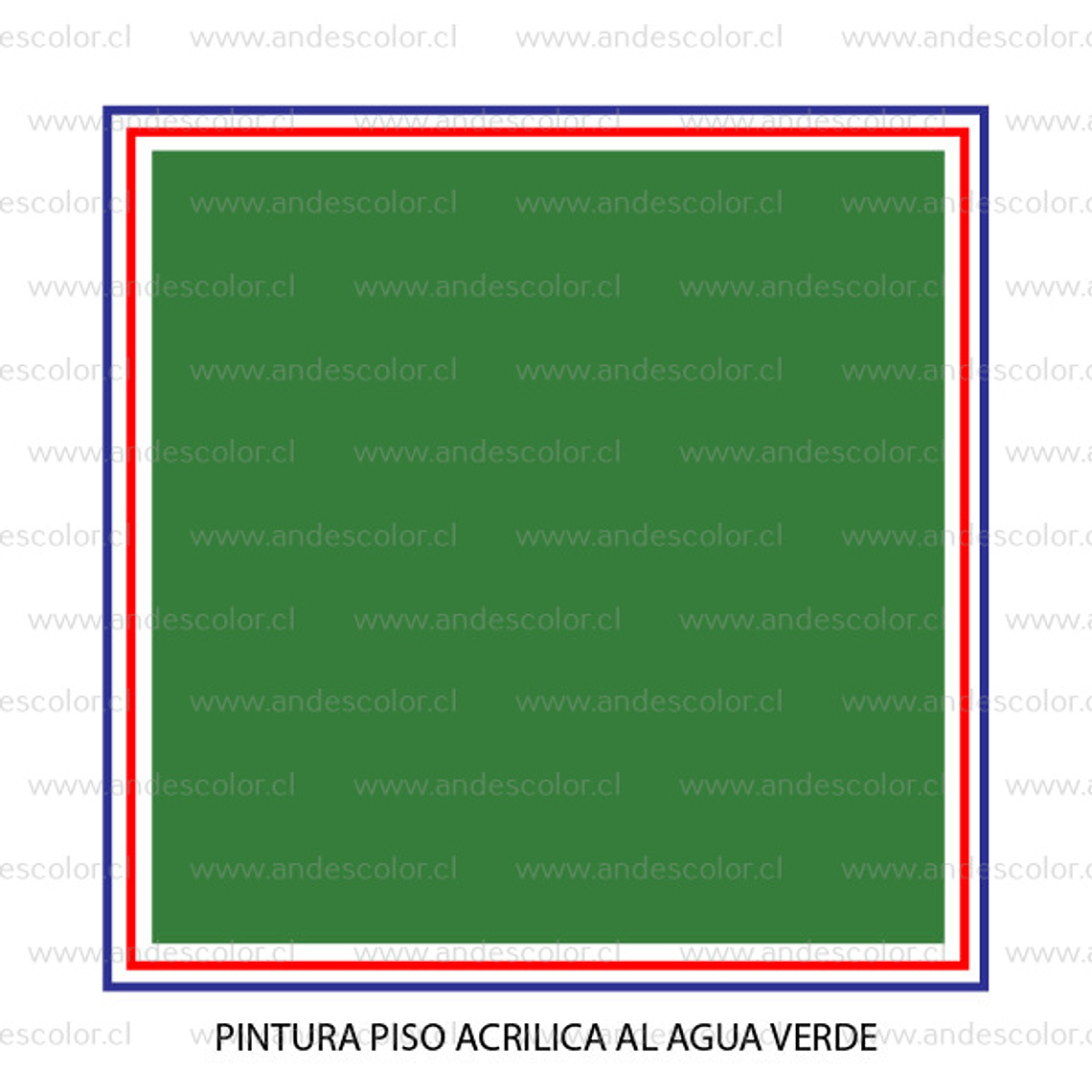 Pintura - Gamma Pintura Piso Acrilica Al Agua Verde Tineta 2