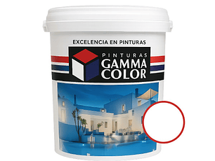 Pintura - Gamma Pintura Piso Acrilica Al Agua Blanco Galon