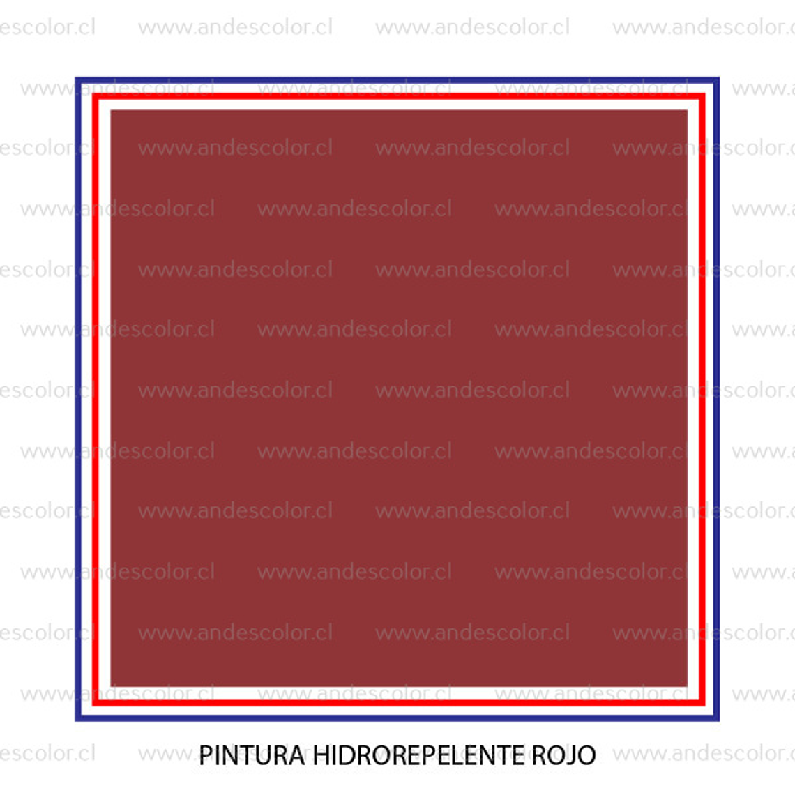 Pintura Hidrorepelente - Gamma Hidrorepelente Rojo Tineta 2